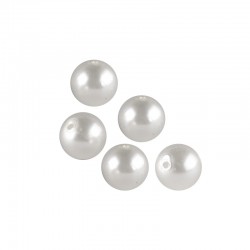 Perles ø 14 mm OASIS® blanche