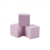 Cube 10 cm sans base OASIS® RAINBOW® FOAM parme