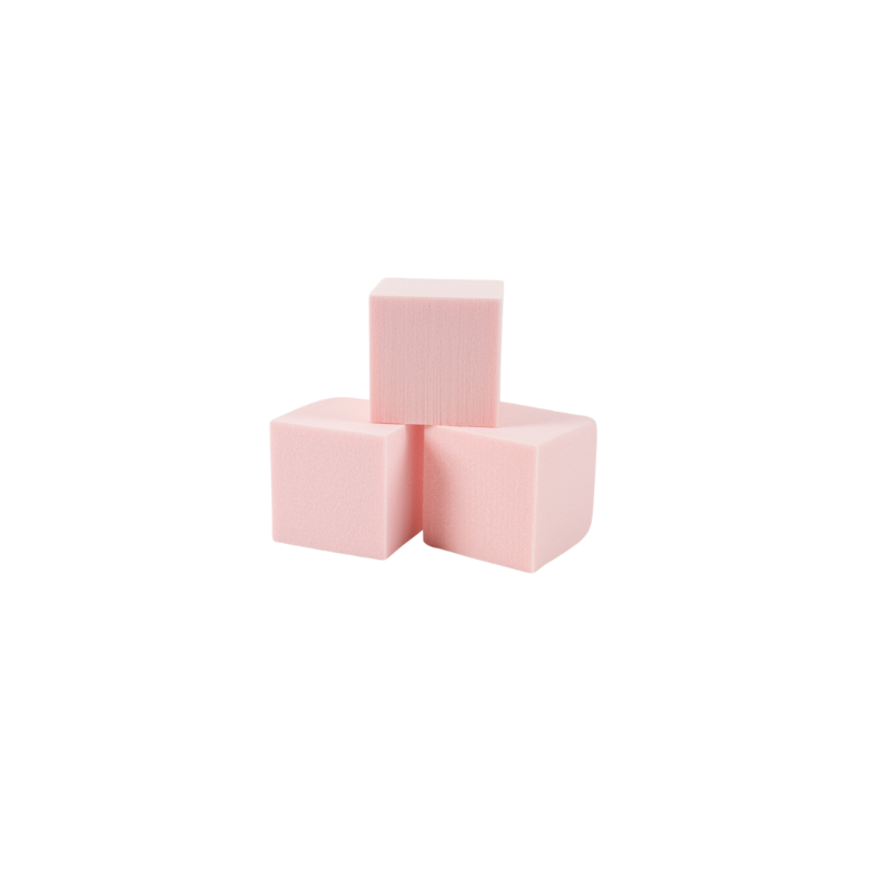 Cube 10 cm sans base OASIS® RAINBOW® FOAM rose dragée