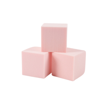 Cube 10 cm sans base OASIS® RAINBOW® FOAM rose dragée