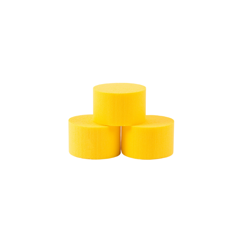 Cylindre ø 8 cm OASIS® RAINBOW® FOAM Jaune soleil