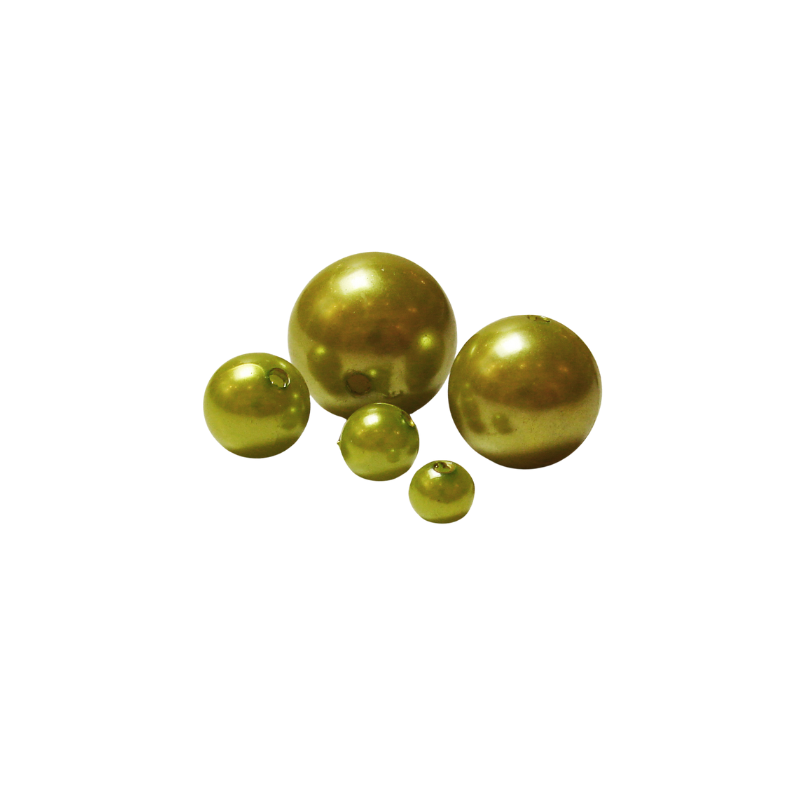 Perles ø 14 mm OASIS® vert anis