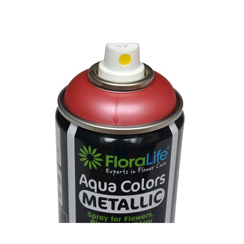 Aqua Color METALLIC Spray FloraLife® ROUGE