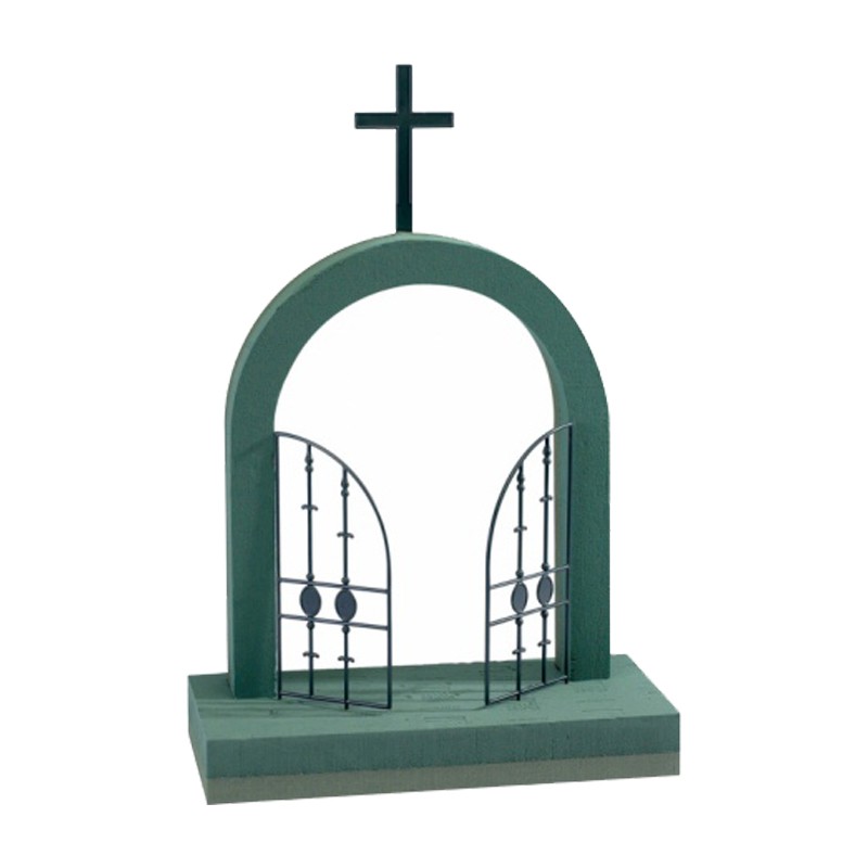 Porte du paradis OASIS® FOAM FRAMES® pour composition florale funéraire,  pour anniversaire posé sur la tombe ou à la cérémonie